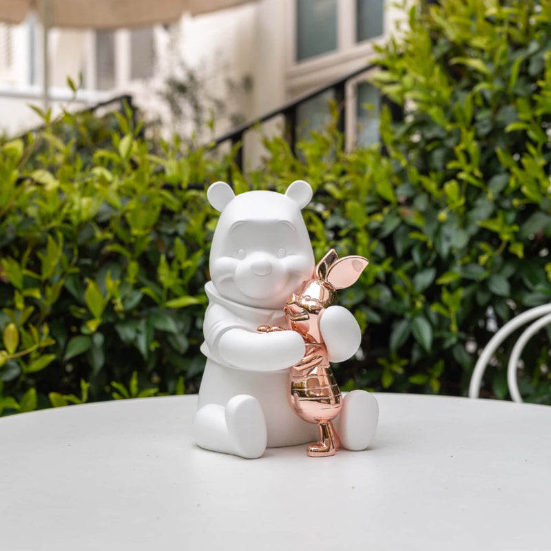 Leblon Delienne Winnie the Pooh & Piglet, matt white/rose gold