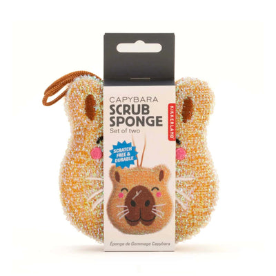 Kikkerland Capybara scrub sponges