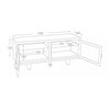 Dulton low cabinet 120
