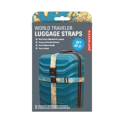 Kikkerland World Traveller Luggage Strapes