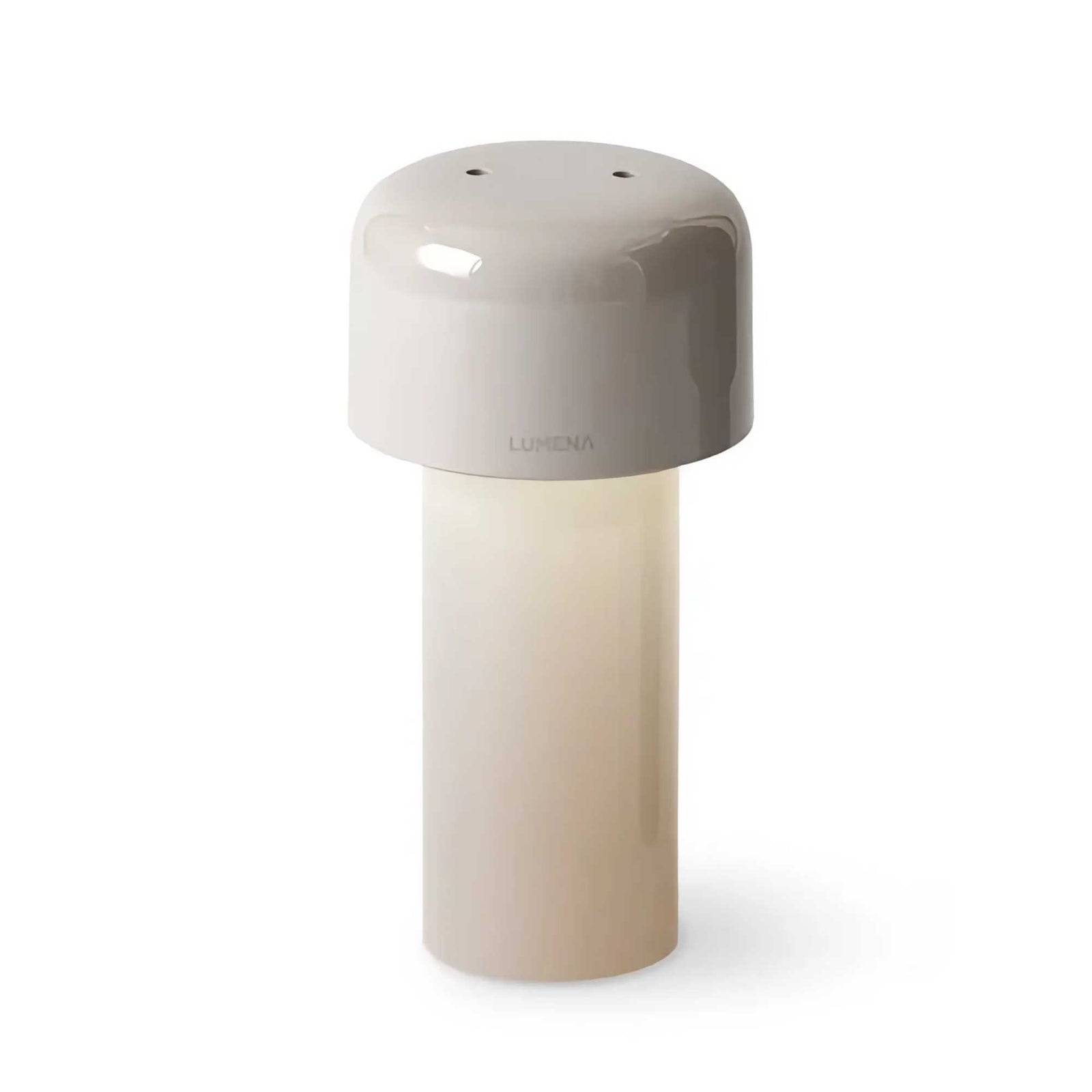 Lumena Mist Stand portable lamp with ultrasonic humidifier, beige