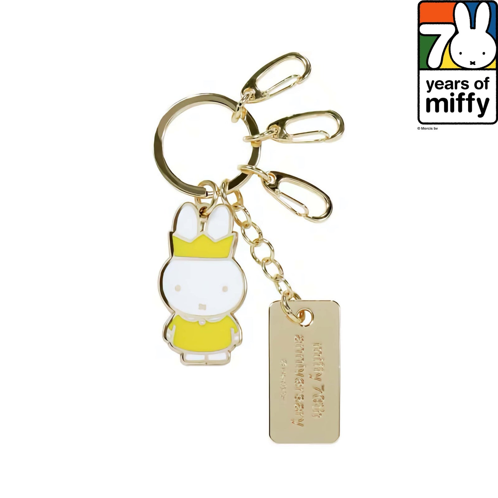 Miffy 70th anniversary key ring, crown