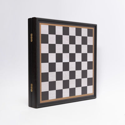 refurbished | Manopoulos 4in1 combo game (chess/backgammon/ludo/snakes), modern