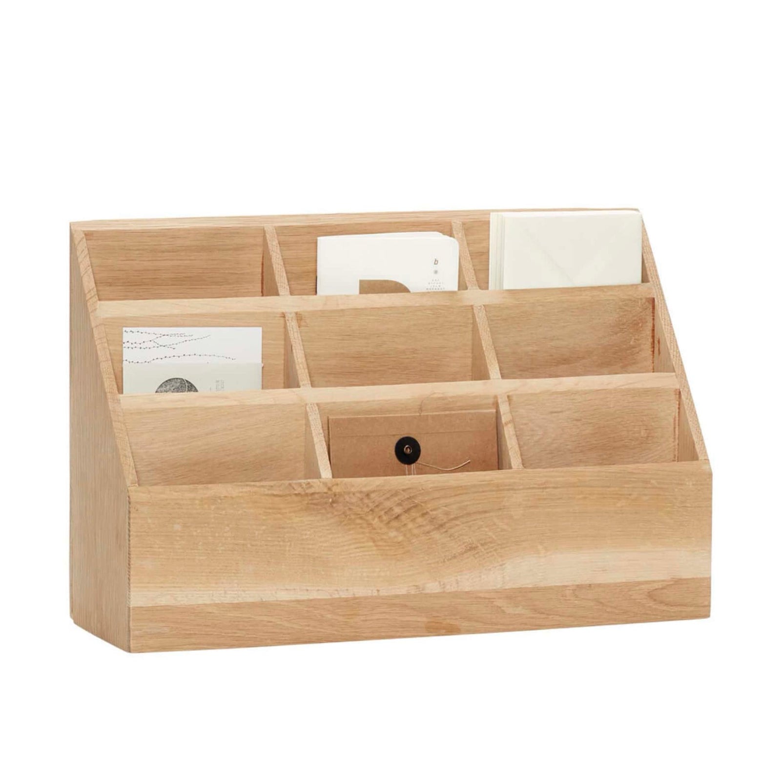 Hübsch Archive Card Box Natural
