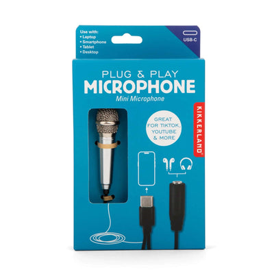 Kikkerland Plug & Play microphone