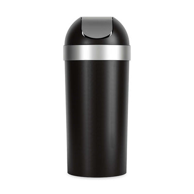 Umbra Venti trash can 62L, black/nickel