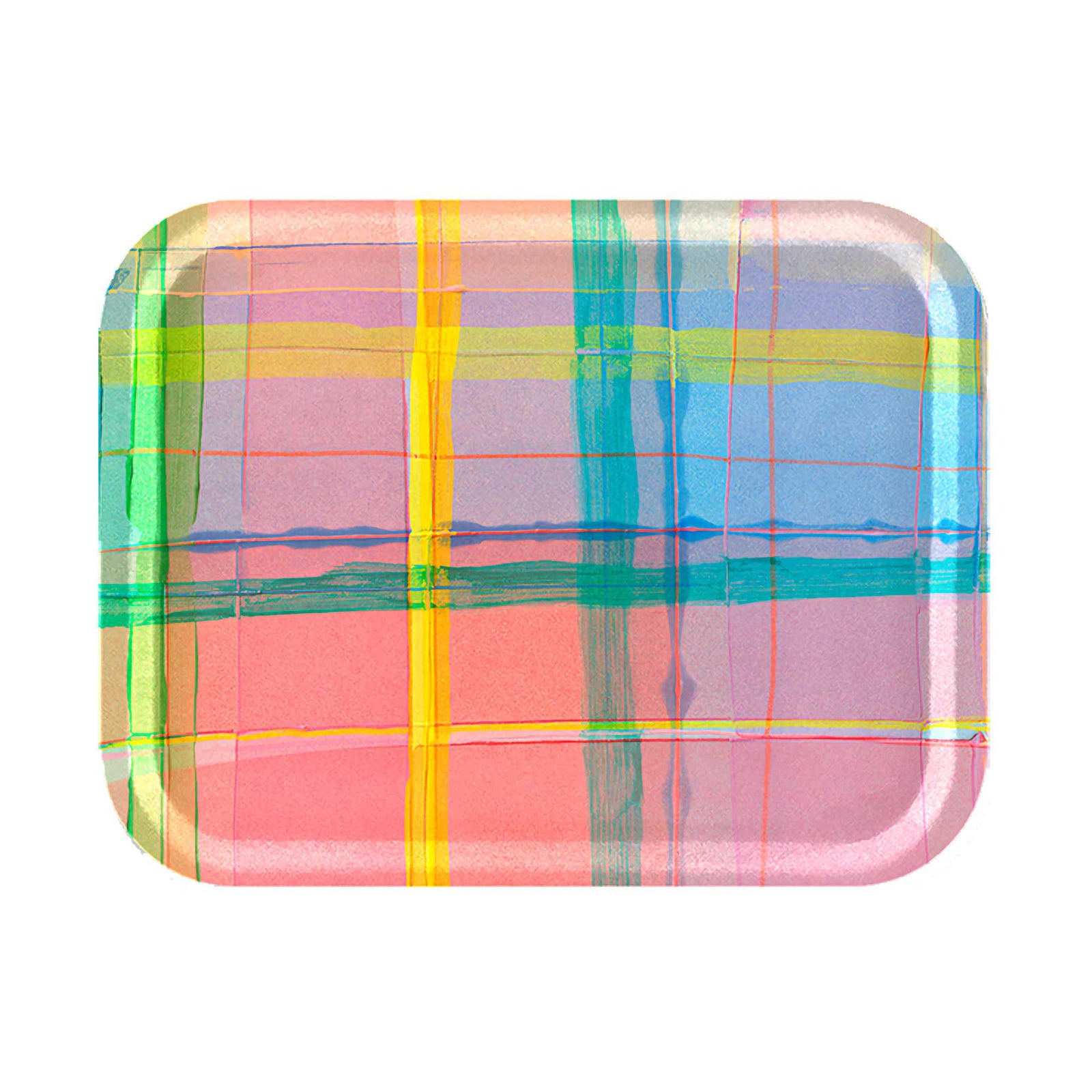 Åry Sweden Birch Veneer Tray (36x28cm), Check