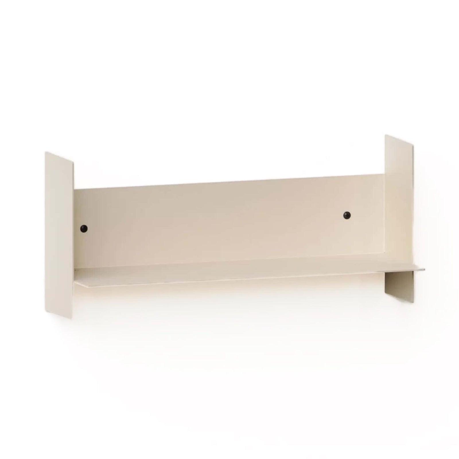 Tiptoe Pli steel wall shelf, 45/cream