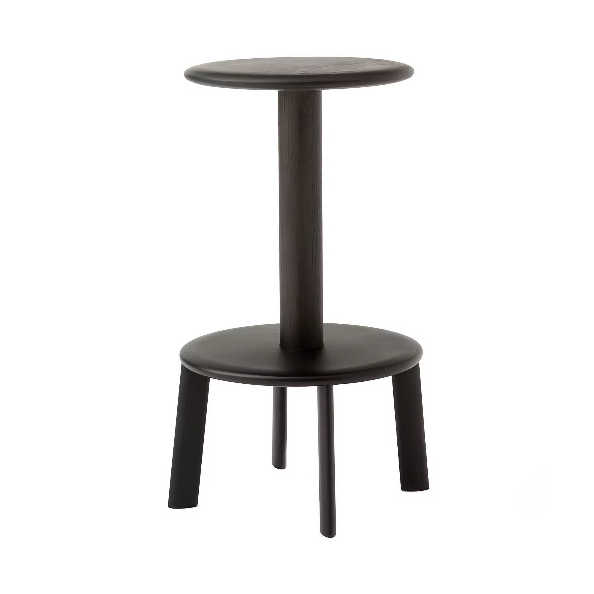 &Tradition AV39 Massif Counter Stool, Dark Stained Oak/Warm Black