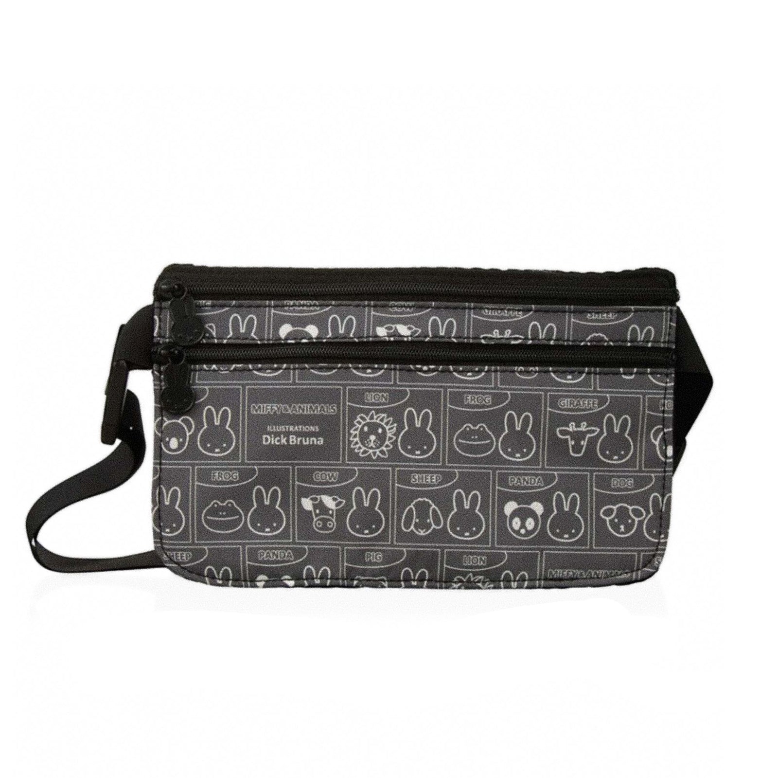 Miffy & Animals travel pouch, grey