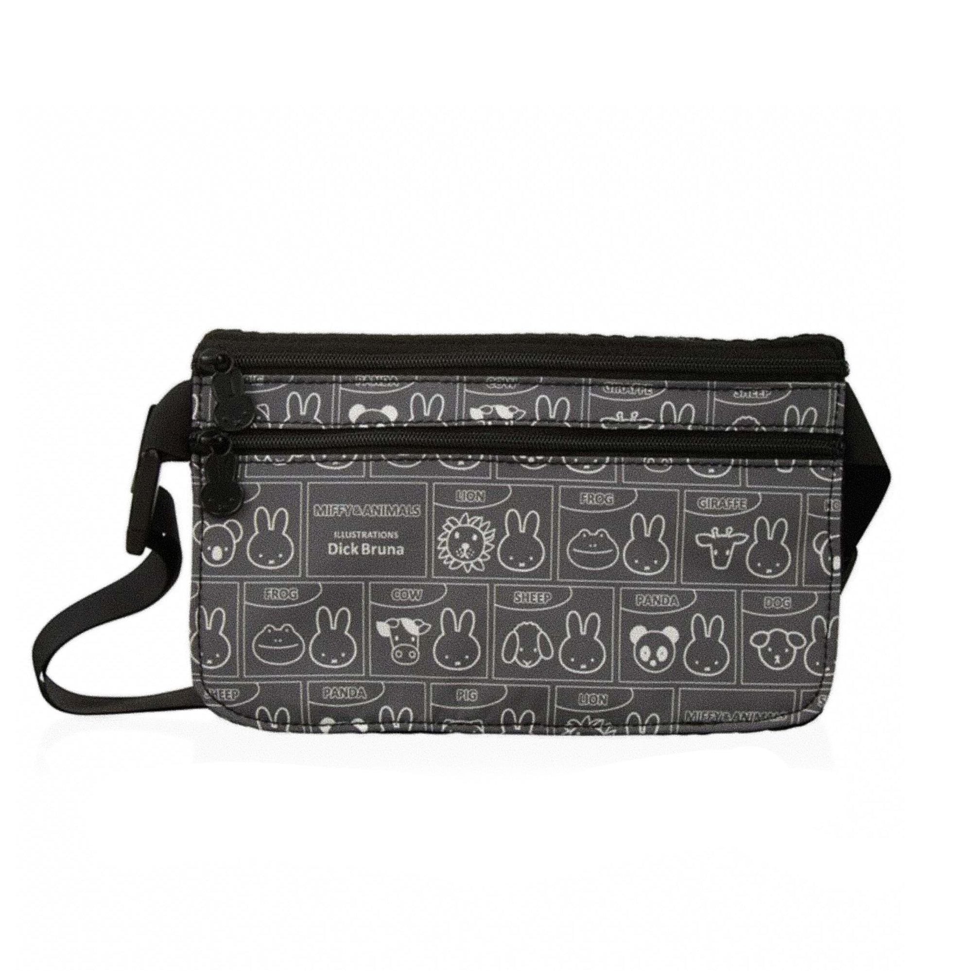 Miffy & Animals travel pouch, grey