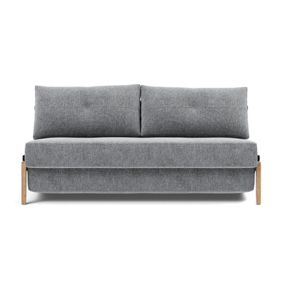 Innovation Living Cubed 160 Wood sofa bed, 565 twist granite