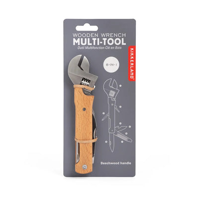 Kikkerland Wooden wrench multi-tool