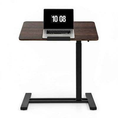 FlexiSpot H7 Pro height adjustable side table, rustic brown