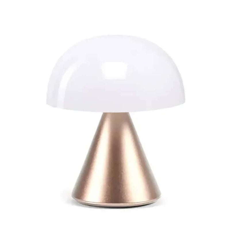 Lexon Mina rechargeable lamp, soft gold
