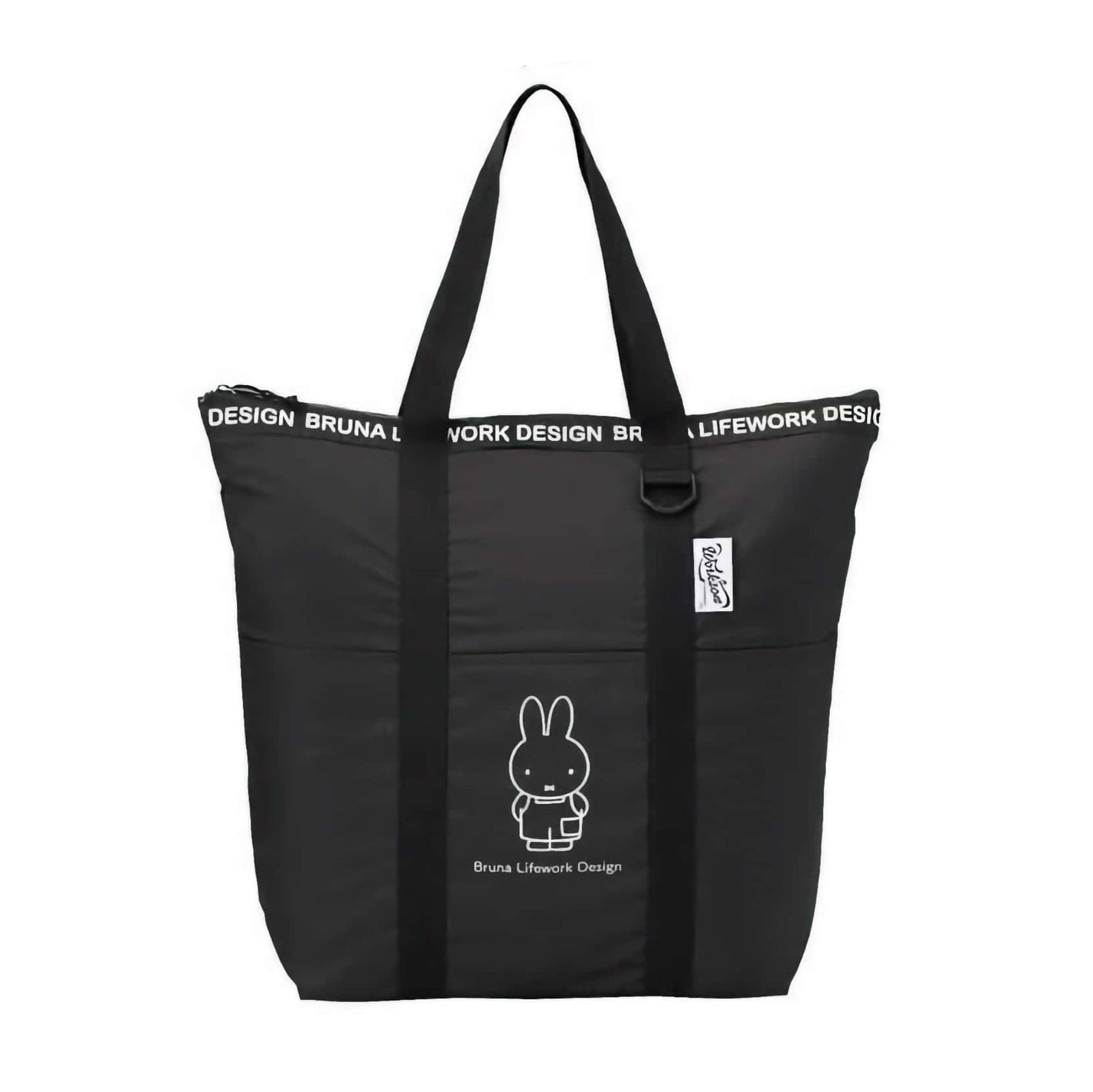 Miffy Cooler tote bag 11.7L, black