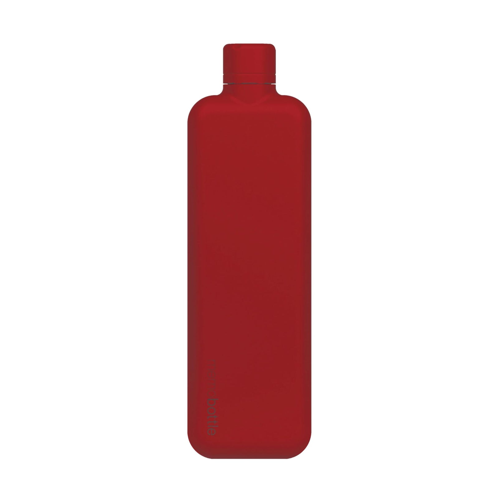 memobottle Slim Stainless Steel Red 20oz