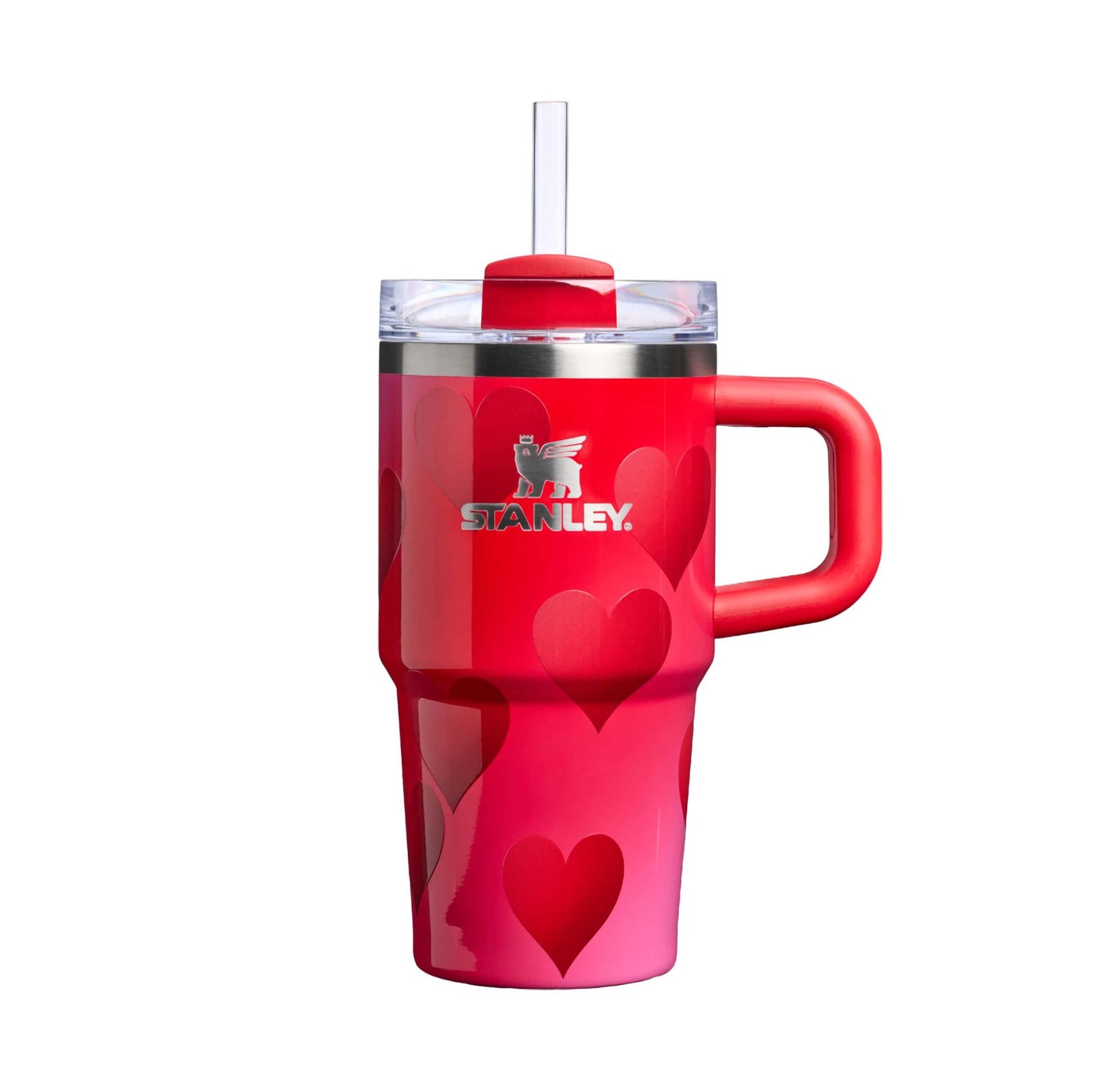 Stanley Quencher H2.0 Flowstate™ tumbler 20oz, rouge heart gradient