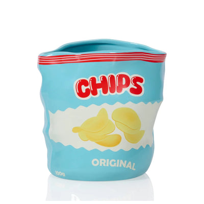 Bitten Chips ceramic planter