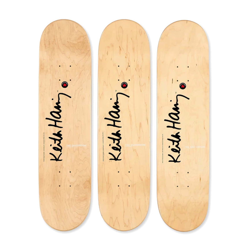 KeithHaring Skateboard Set of 3, Untitled (Electric)
