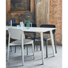 Hay Cph Deux 210 table L140xW75, pearl white/oak