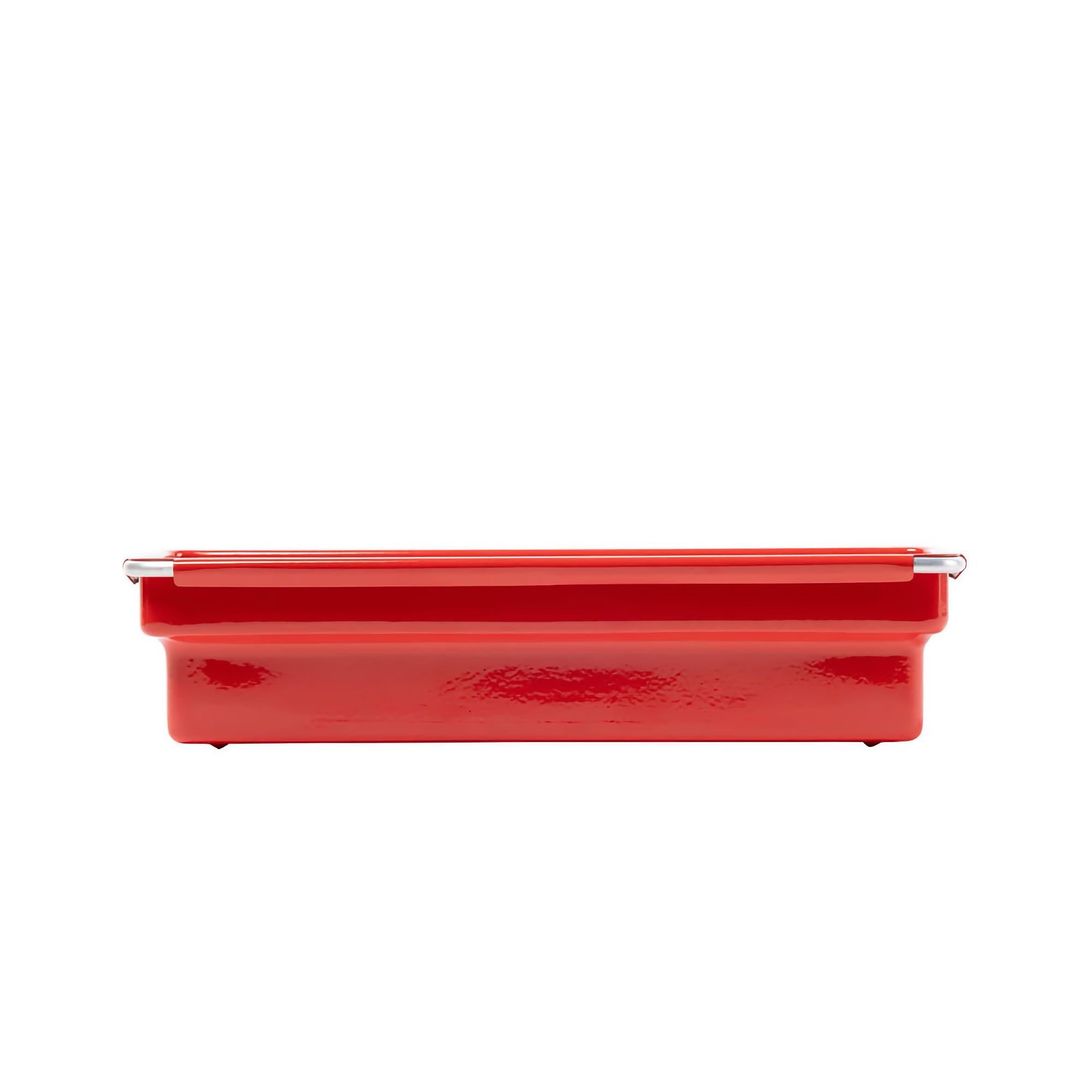Dulton Oblong tray, red
