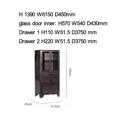 Dulton Doctor bar cabinet with 3 drawers