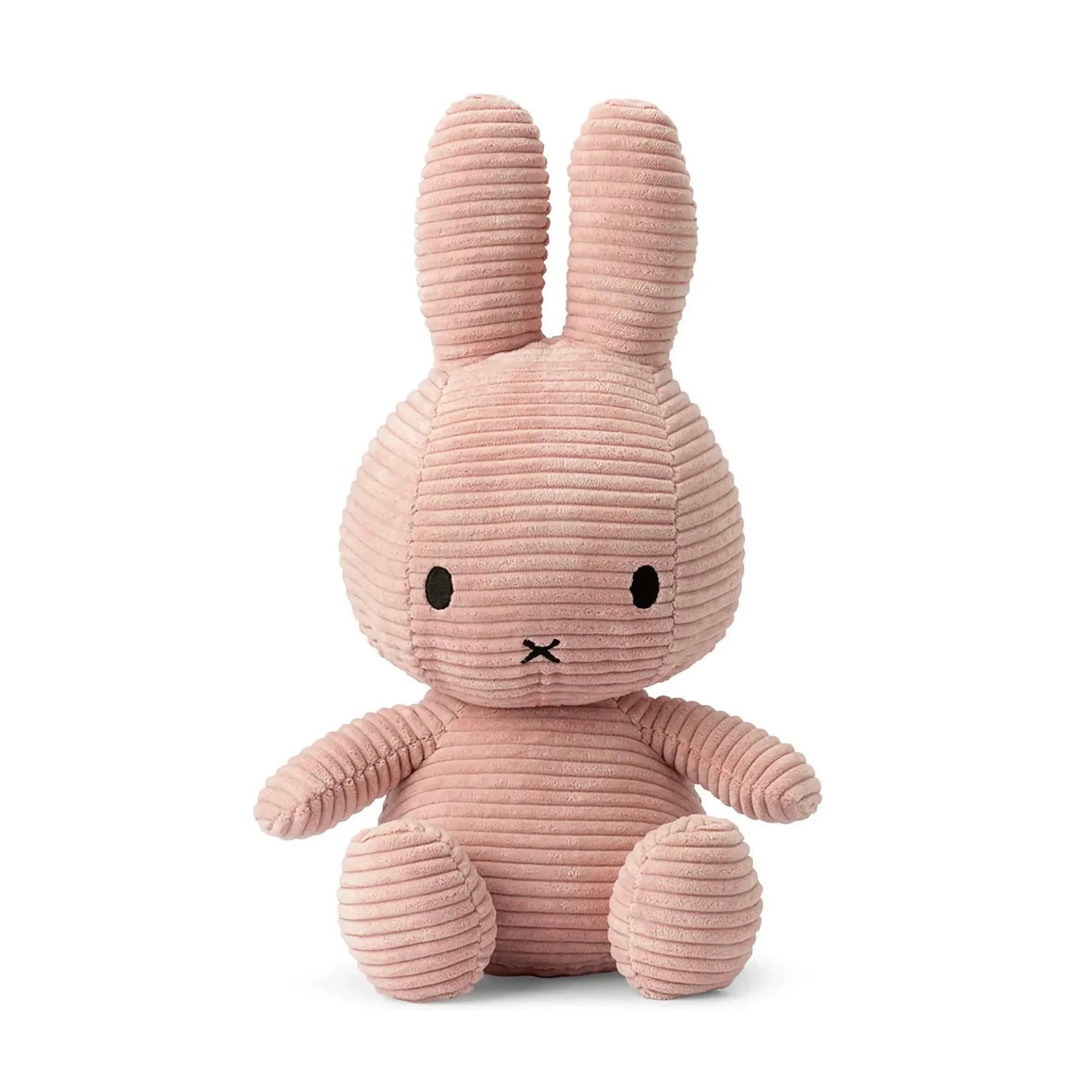 Miffy ECO Corduroy Sitting plush 33cm, pink