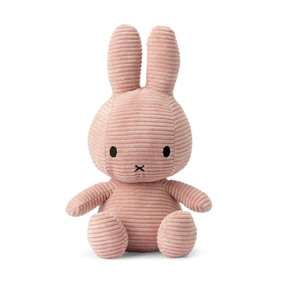 Miffy ECO Corduroy Sitting plush 33cm, pink