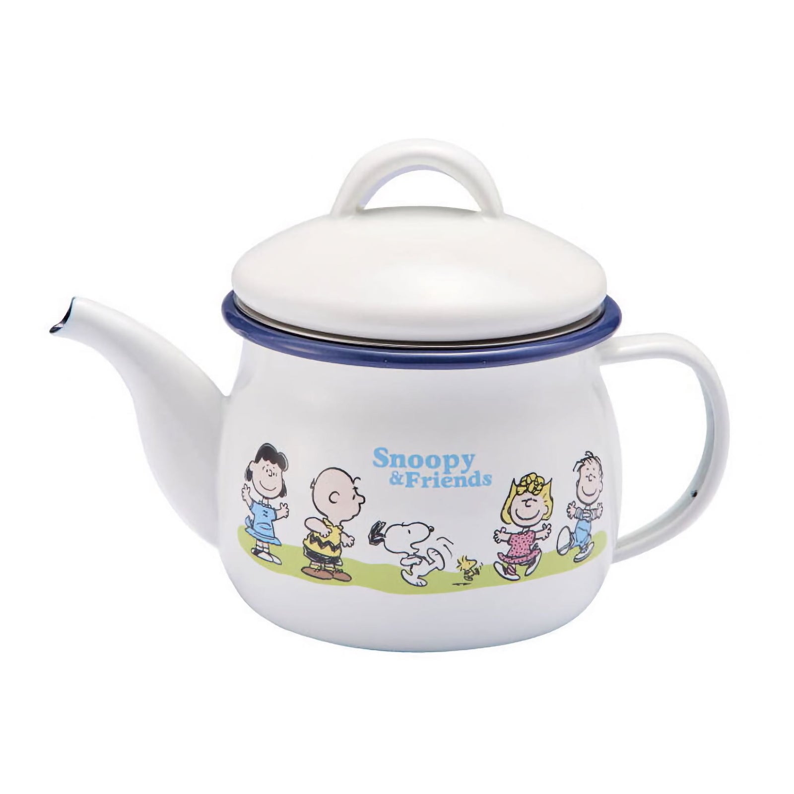 Yutaka Horo x Snoopy Greenfield series enamel tea pot