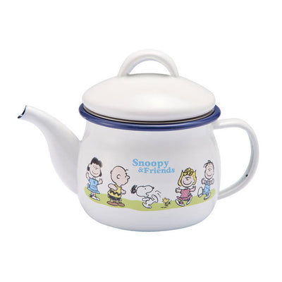 Yutaka Horo x Snoopy Greenfield series enamel tea pot