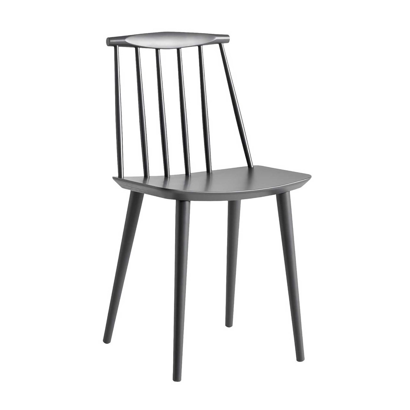 HAY J77 beech wood chair, Stone grey