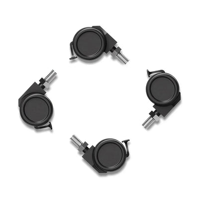 9am M8 threaded lockable caster wheels for standing desks