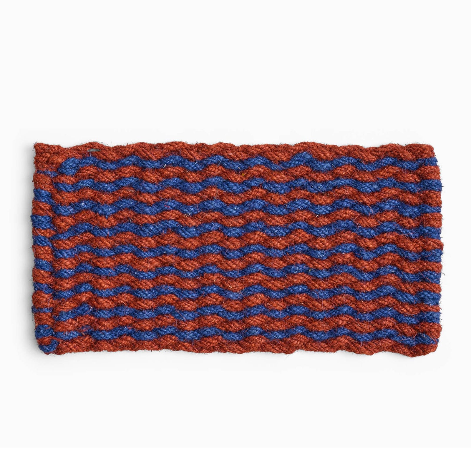 Hay Coco doormat, brown/navy