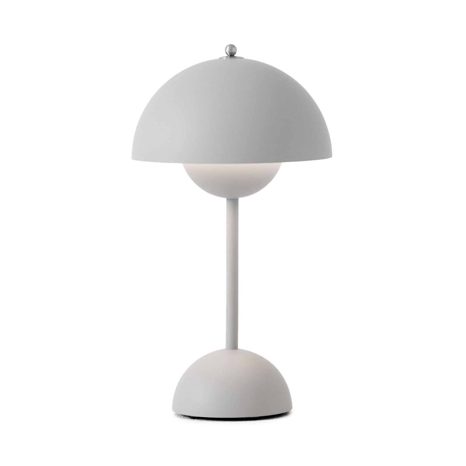 &Tradition Flowerpot VP9 rechargeable lamp, matt light grey