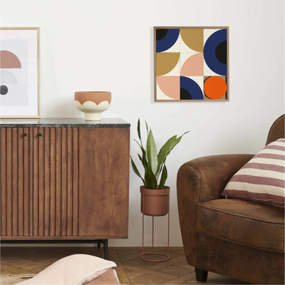 Taquin Globe puzzle wall art 48x48