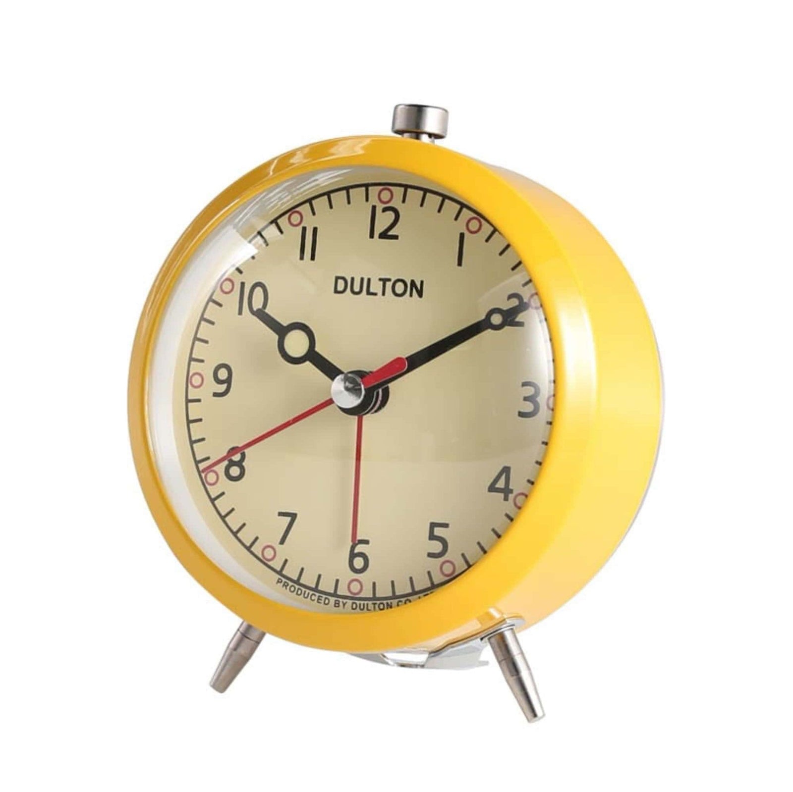 Dulton alarm clock, yellow