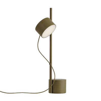 Muuto Post Table Lamp, Brown Green