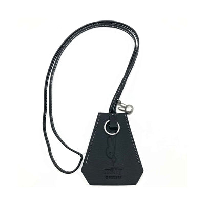 Miffy key & glasses necklace, black