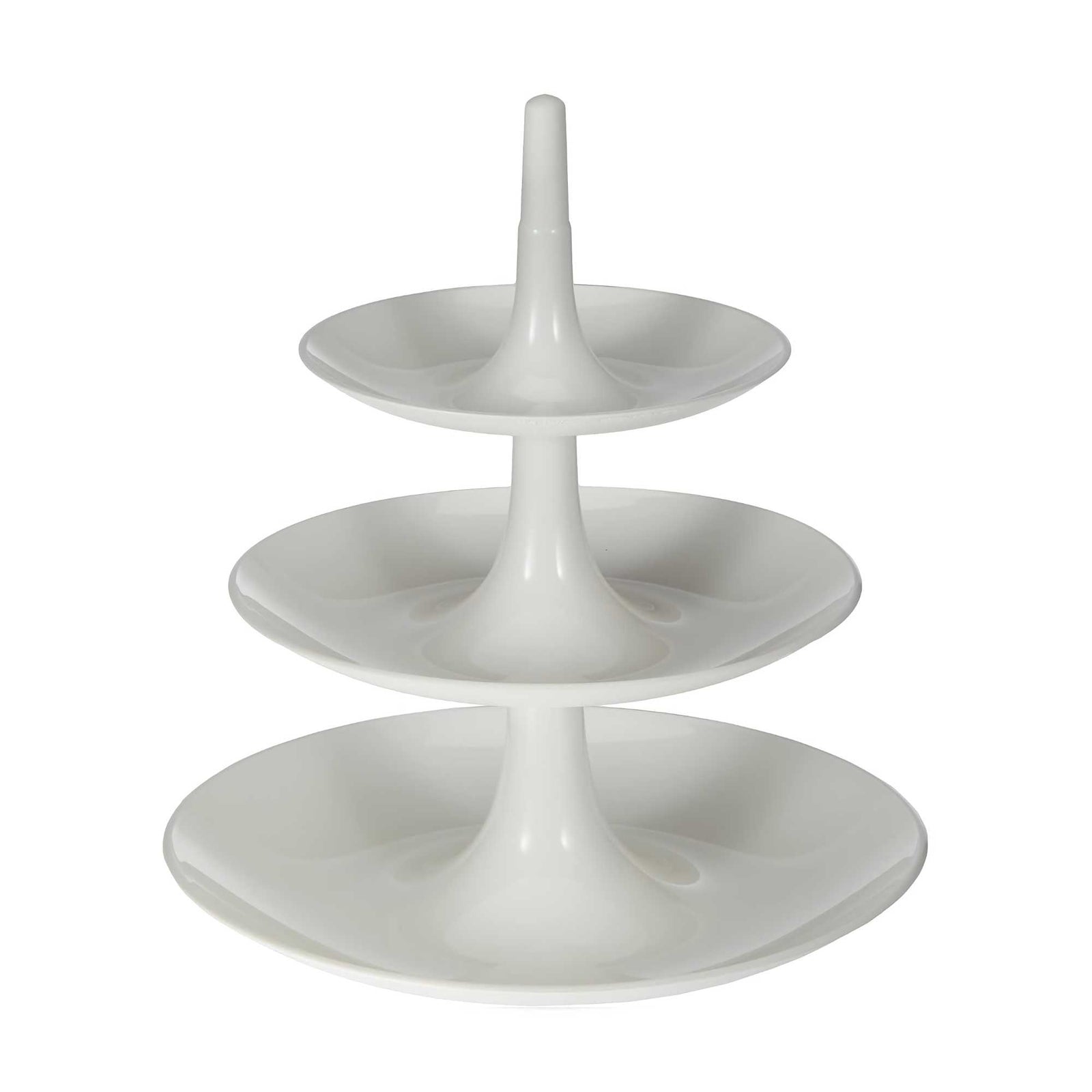 Koziol Babell serving dish 3-tier, white