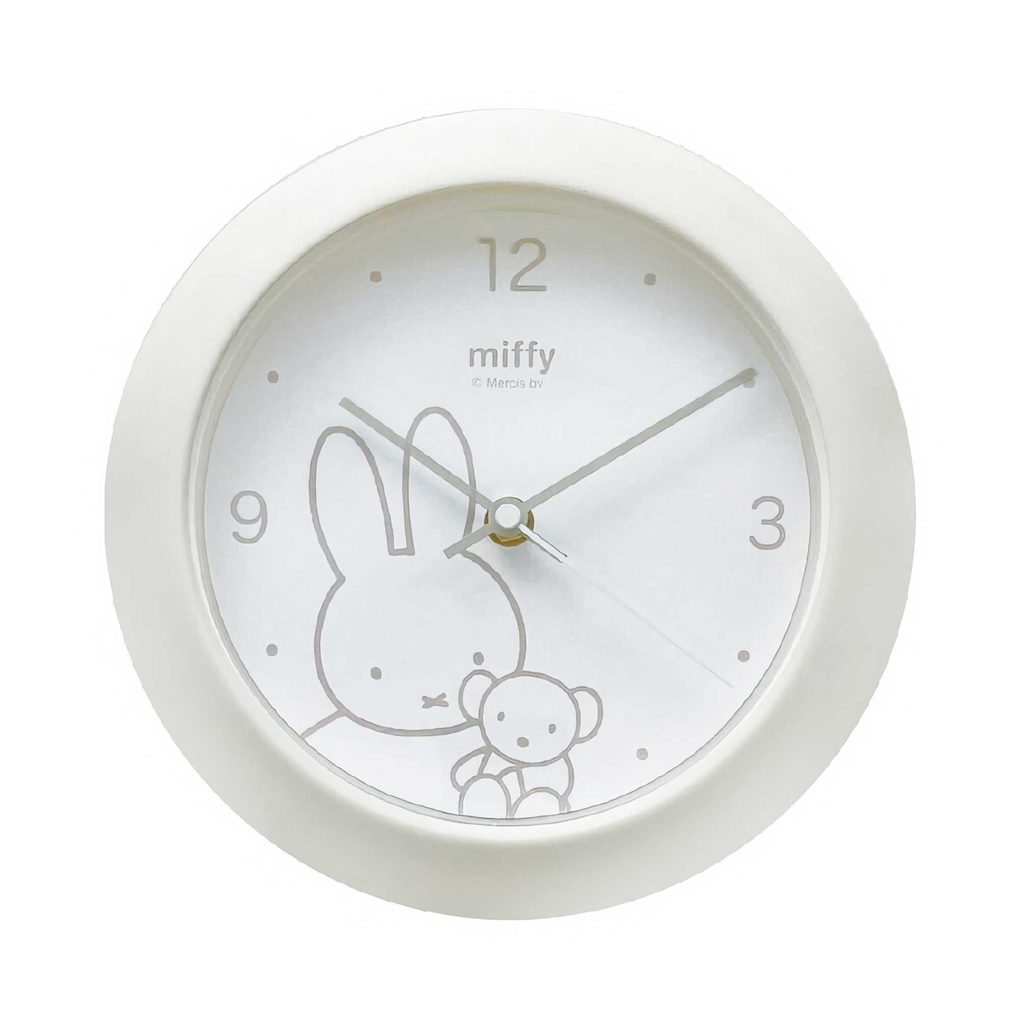 Miffy My Room Clock, ivory