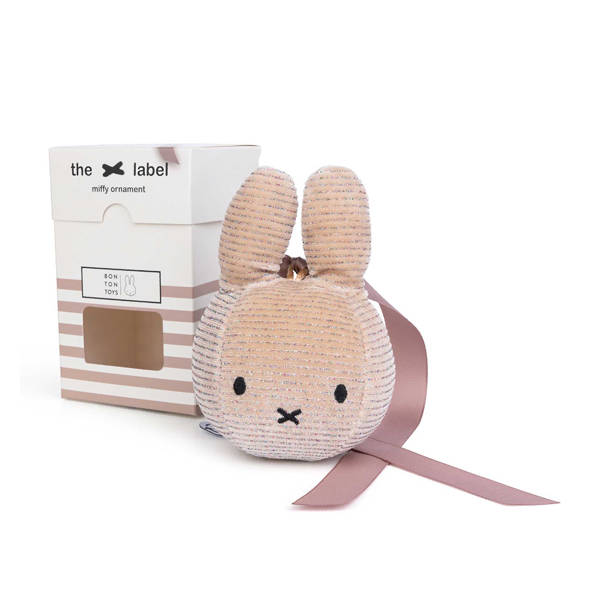 Miffy Ornament Sparkle in giftbox, sand