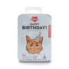 Kikkerland Kiko Cat Happy Birthday Kit