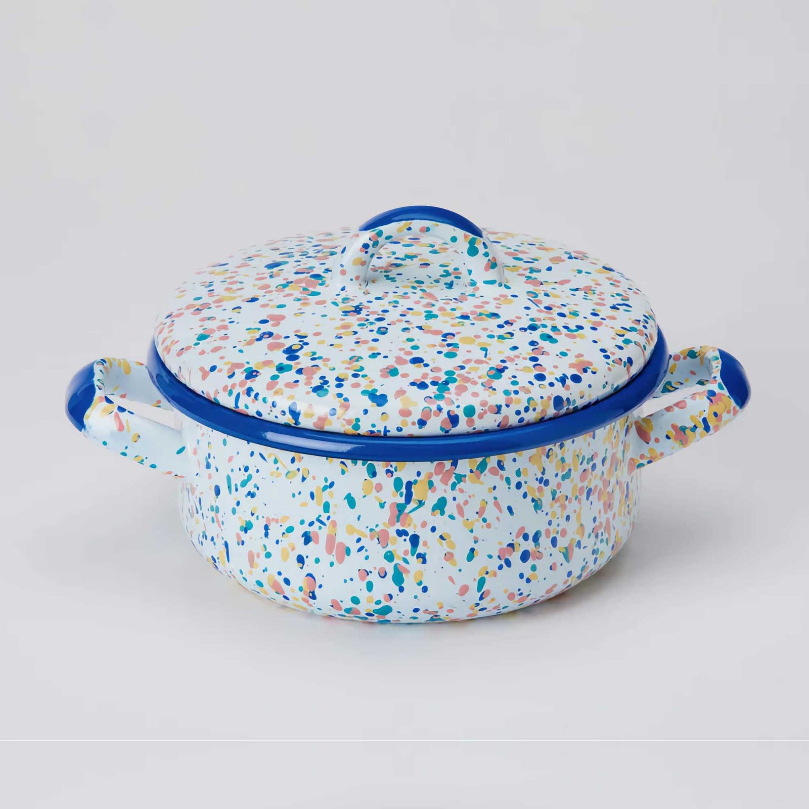 Kapka Enamel Wonder Wheel Small Pot, Blue