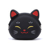 Mimi POCHI Japan Silicone Pouch, Maneki Neko/Black