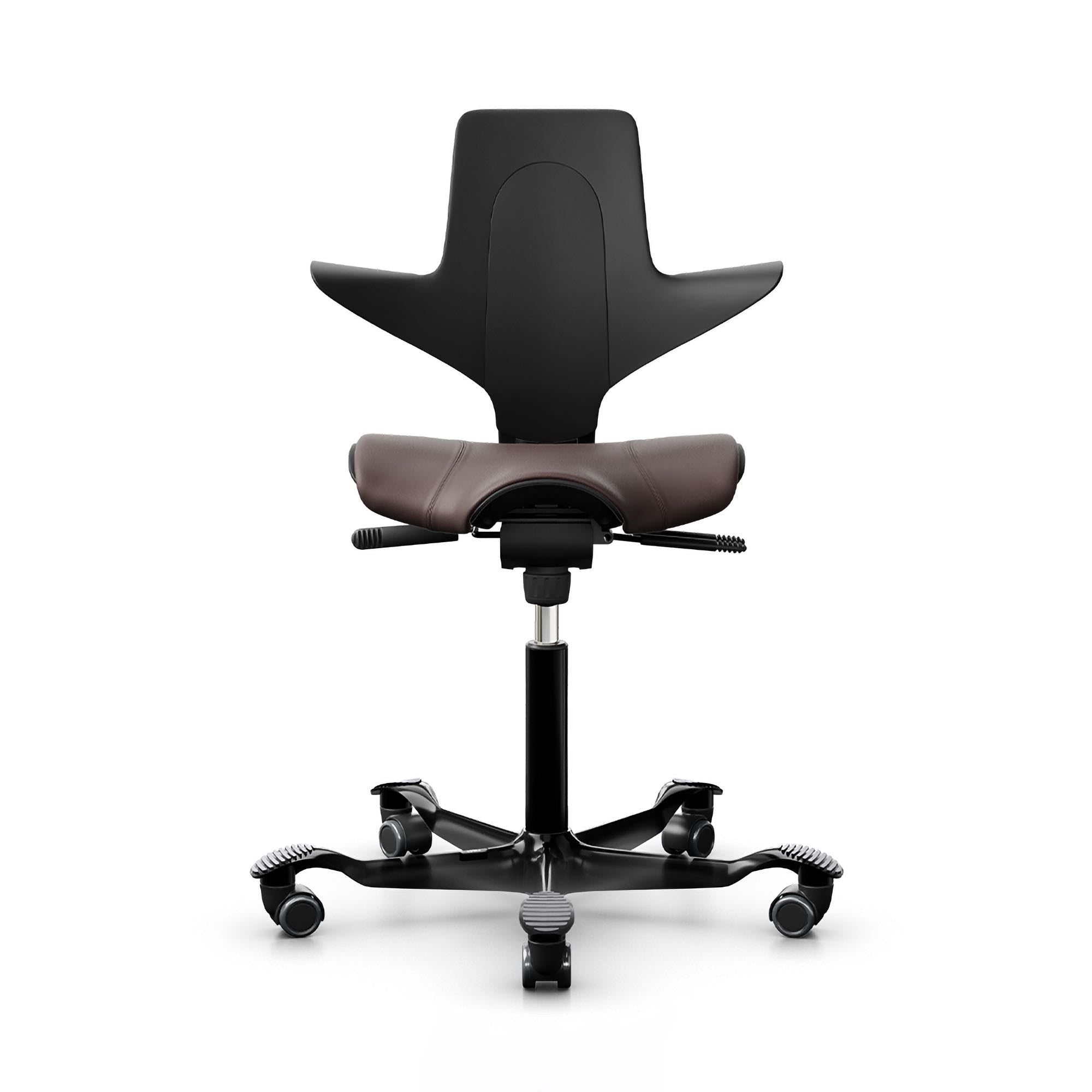 HAG Capisco Puls 8020 ergonomic chair, brown leather