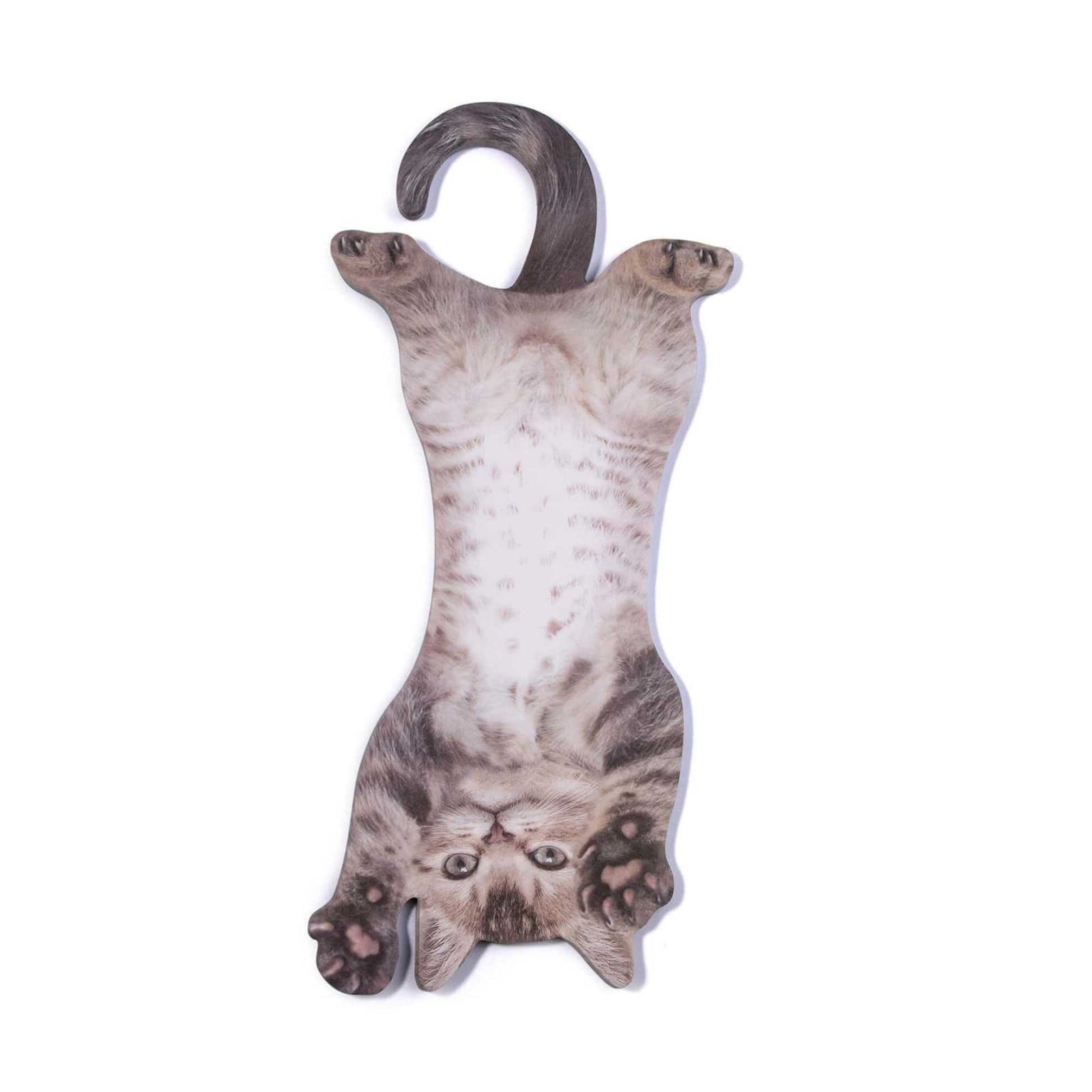 Mustard Cat Hanging Note Holder