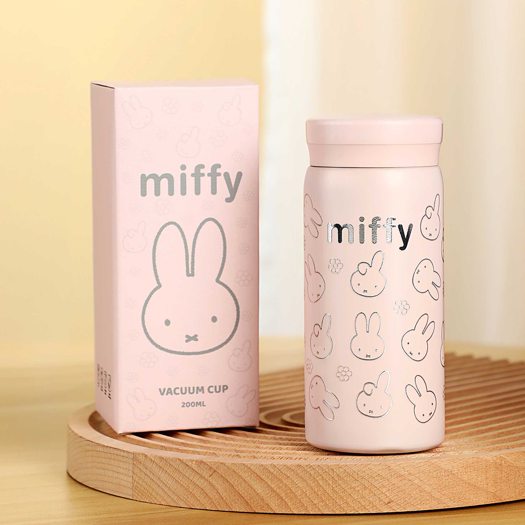 VIPO Miffy thermal bottle 200ml, Pink