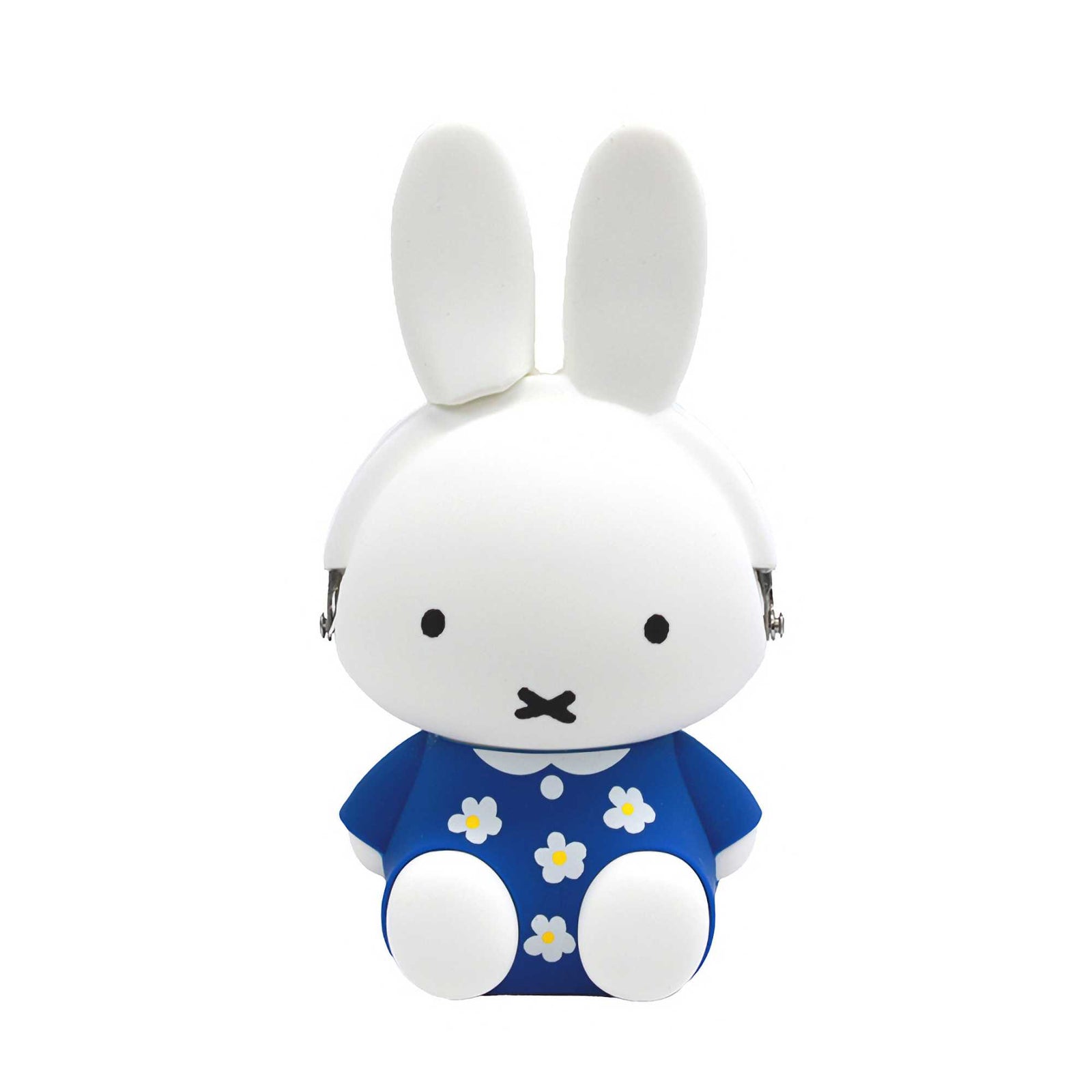 POCHI Miffy silicone pouch, flower blue