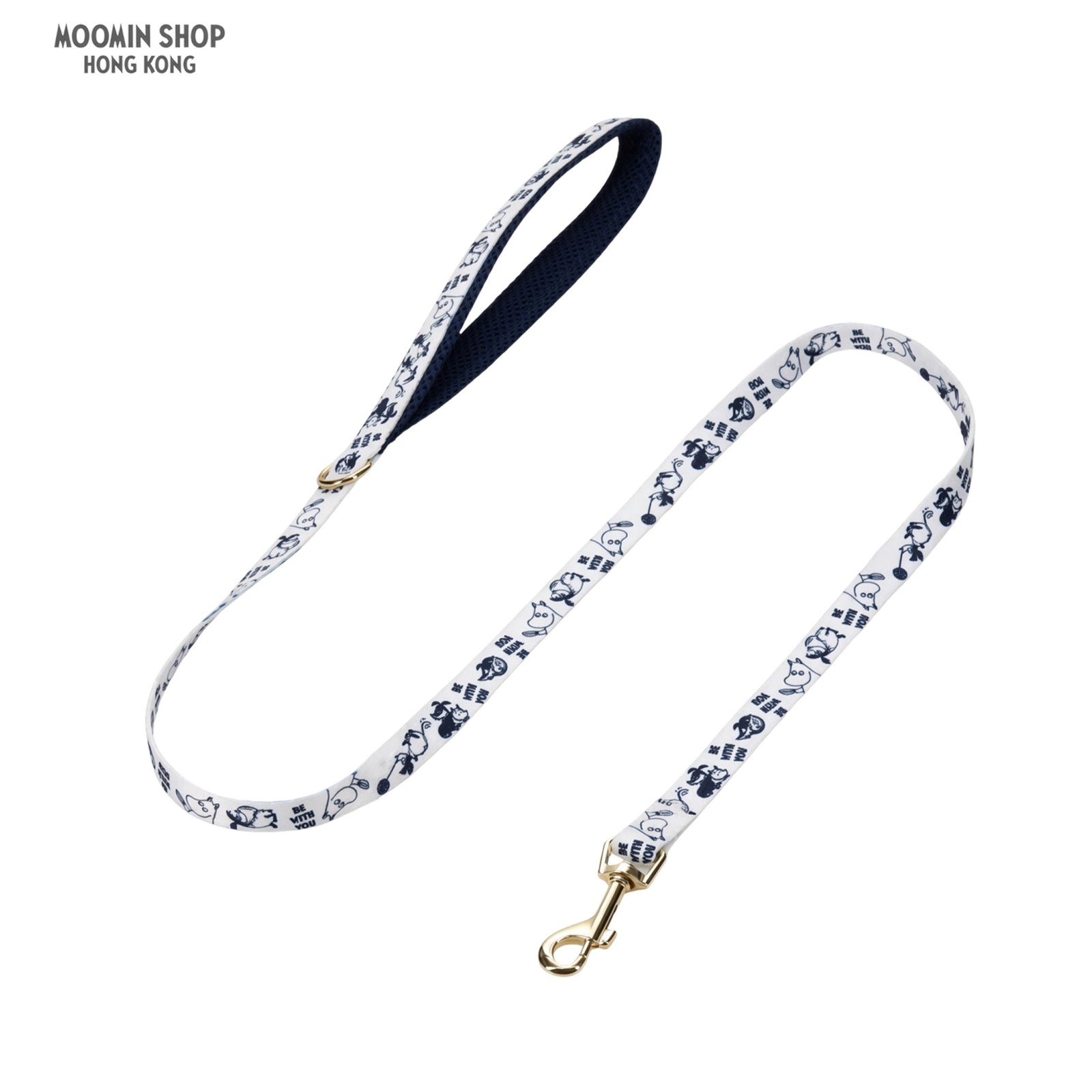 Marushin Moomin pet lead, be with you/pattern